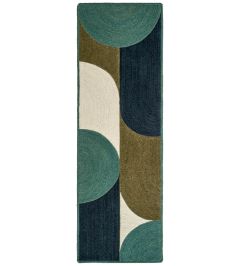 Acapulco Runner Rug by Elitis Sauge Acapulco Runner Rug by Elitis Sauge
