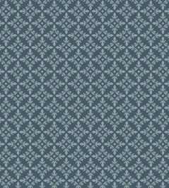 Achard Wallpaper by Farrow & Ball Stiffkey Blue / Dix Blue Achard Wallpaper by Farrow & Ball Stiffkey Blue / Dix Blue
