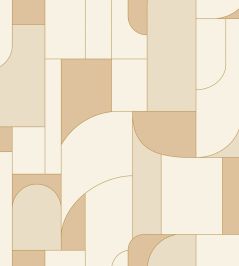 Achille Wallpaper by Caselio Blanc beige Achille Wallpaper by Caselio Blanc beige