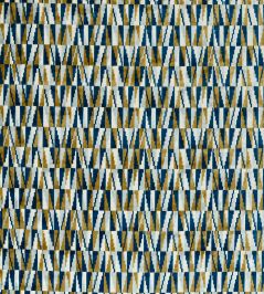 Acute Fabric by Harlequin Cobalt Ochre Acute Fabric by Harlequin Cobalt Ochre