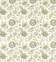 Adeline Fabric by Clarke & Clarke Teal Adeline Fabric by Clarke & Clarke Teal