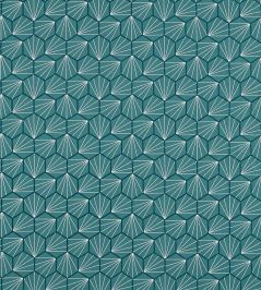 Aikyo Fabric by Scion Teal Aikyo Fabric by Scion Teal