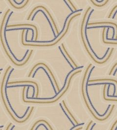 Aisance Fabric by Camengo Indigo Aisance Fabric by Camengo Indigo