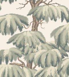 Alba Wallpaper by Sandberg Green Alba Wallpaper by Sandberg Green