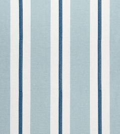 Alden Stripe Embroidery Fabric by Anna French Navy Alden Stripe Embroidery Fabric by Anna French Navy