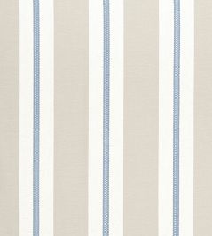 Alden Stripe Embroidery Fabric by Anna French Sky Alden Stripe Embroidery Fabric by Anna French Sky
