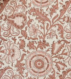 Alderose Fabric by Ian Sanderson Almond Alderose Fabric by Ian Sanderson Almond