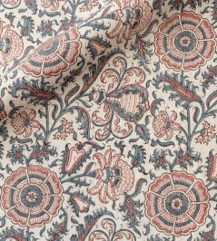 Alderose Fabric by Ian Sanderson Indiennes Alderose Fabric by Ian Sanderson Indiennes