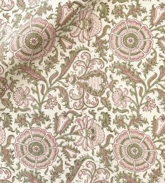Alderose Fabric by Ian Sanderson Witch Hazel Alderose Fabric by Ian Sanderson Witch Hazel