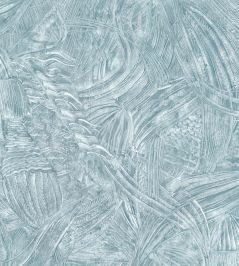 Aletheia Metallic Wallpaper by Jannelli&Volpi Blue Aletheia Metallic Wallpaper by Jannelli&Volpi Blue