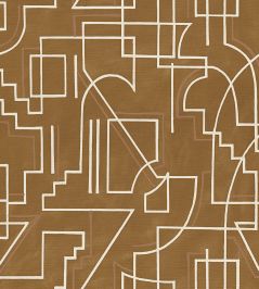 Alexander Wallpaper by Casamance Camel Alexander Wallpaper by Casamance Camel