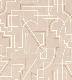 Alexander Wallpaper by Casamance Sable Alexander Wallpaper by Casamance Sable