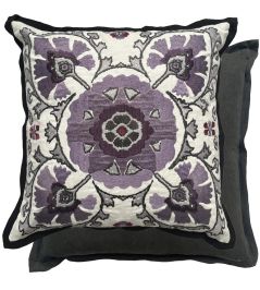 Alexi Cushion 50 x 50cm by William Yeoward Heather Alexi Cushion 50 x 50cm by William Yeoward Heather