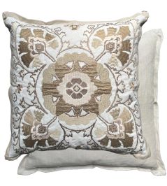 Alexi Cushion 50 x 50cm by William Yeoward Linen Alexi Cushion 50 x 50cm by William Yeoward Linen