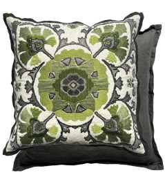 Alexi Cushion 50 x 50cm by William Yeoward Sage Alexi Cushion 50 x 50cm by William Yeoward Sage