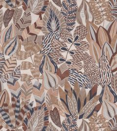 Alfabia Wallpaper by Casamance Acajou/Taupe Alfabia Wallpaper by Casamance Acajou/Taupe