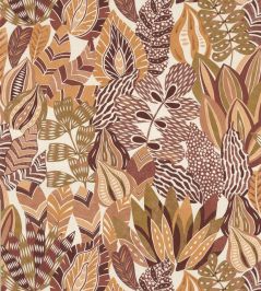 Alfabia Wallpaper by Casamance Terracotta/Curry Alfabia Wallpaper by Casamance Terracotta/Curry