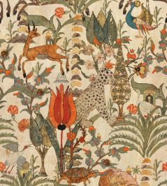 Algerian Tale Wallpaper by MINDTHEGAP Taupe/Red Algerian Tale Wallpaper by MINDTHEGAP Taupe/Red