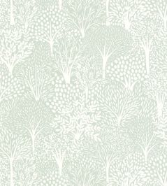 Alice Wallpaper by Caselio Vert d'eau blanc Alice Wallpaper by Caselio Vert d'eau blanc