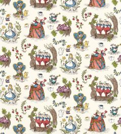 Alice in Wonderland Wallpaper by Sanderson Hundreds & Thousands Alice in Wonderland Wallpaper by Sanderson Hundreds & Thousands