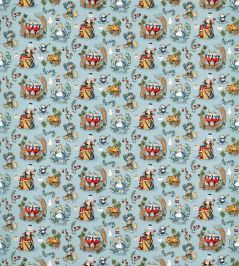Alice in Wonderland Fabric by Sanderson Puddle Blue Alice in Wonderland Fabric by Sanderson Puddle Blue