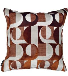 Alliance Cushion 45 x 45cm by Maison Casamance Acajou Alliance Cushion 45 x 45cm by Maison Casamance Acajou