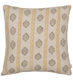 Alma Cushion 50 x 50cm by GP & J Baker Ochre/Mole Alma Cushion 50 x 50cm by GP & J Baker Ochre/Mole