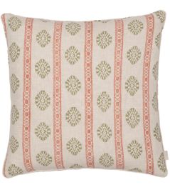 Alma Cushion 50 x 50cm by GP & J Baker Red/Green Alma Cushion 50 x 50cm by GP & J Baker Red/Green