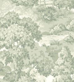 Alnarp Wallpaper by Borastapeter Soft Green Alnarp Wallpaper by Borastapeter Soft Green