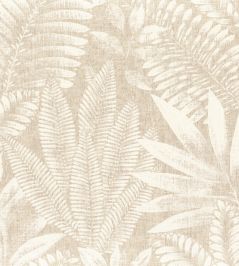 Aloe Wallpaper by Casamance Ivoire/Grege Aloe Wallpaper by Casamance Ivoire/Grege