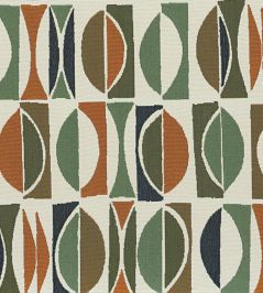Amalfi Fabric by Casamance Vert Orange Amalfi Fabric by Casamance Vert Orange