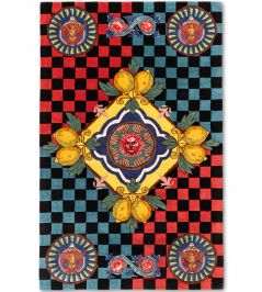 Amalfi Rug by MINDTHEGAP Red/Blue Amalfi Rug by MINDTHEGAP Red/Blue