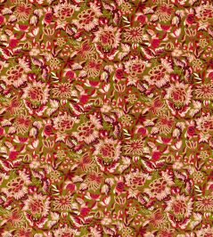 Amara Butterfly Fabric by Sanderson Olive / Lotus Pink Amara Butterfly Fabric by Sanderson Olive / Lotus Pink