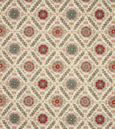 Amarantha Fabric by Colefax and Fowler Red/Green Amarantha Fabric by Colefax and Fowler Red/Green
