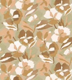 Amaryllis Wallpaper by Casamance Nude/Lichen Amaryllis Wallpaper by Casamance Nude/Lichen