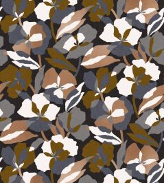 Amaryllis Wallpaper by Casamance Petrole/Multico Amaryllis Wallpaper by Casamance Petrole/Multico