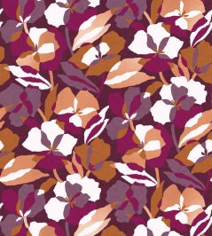 Amaryllis Wallpaper by Casamance Pourpre/Ambre Amaryllis Wallpaper by Casamance Pourpre/Ambre