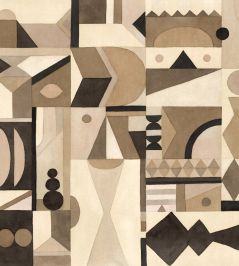 Amasigh Pottery Mural by Coordonne Sand Amasigh Pottery Mural by Coordonne Sand