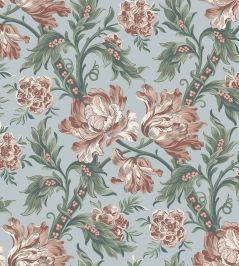 Amelia Wallpaper by Sandberg Sky Blue Amelia Wallpaper by Sandberg Sky Blue