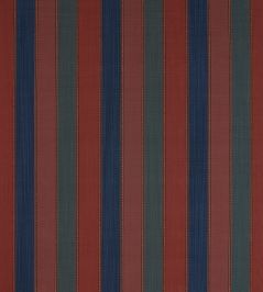 Anatolian Stripe Fabric by Zoffany Madder/Indigo Anatolian Stripe Fabric by Zoffany Madder/Indigo