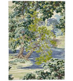 Ancient Canopy Rug by Sanderson Forest Green Ancient Canopy Rug by Sanderson Forest Green