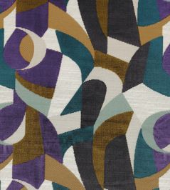 Andine Fabric by Casamance Topaze/Violet Andine Fabric by Casamance Topaze/Violet