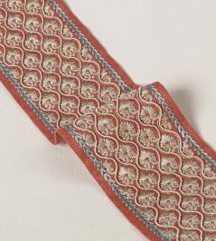 Andorra Braid Trimming by Colefax and Fowler Terracotta Andorra Braid Trimming by Colefax and Fowler Terracotta