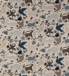 Tiki Tiki Fabric by Andrew Martin Desert Tiki Tiki Fabric by Andrew Martin Desert