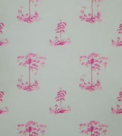Travellers Tales Fabric by Andrew Martin Hot Pink Travellers Tales Fabric by Andrew Martin Hot Pink