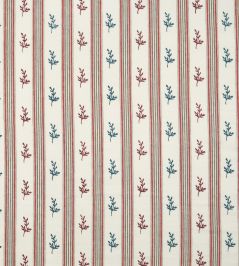 Anduze Fabric by Nina Campbell Red/Teal Anduze Fabric by Nina Campbell Red/Teal
