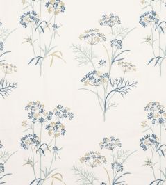 Angelica Fabric by Jane Churchill Blue Angelica Fabric by Jane Churchill Blue