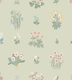 Angsflora Wallpaper by Borastapeter Sage Green Angsflora Wallpaper by Borastapeter Sage Green