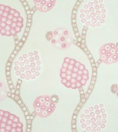 Annabel Warp Print Wallpaper by Schumacher Rose Annabel Warp Print Wallpaper by Schumacher Rose