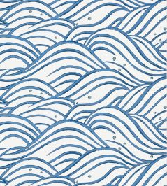 Waves Wallpaper by Anna French Blue Waves Wallpaper by Anna French Blue